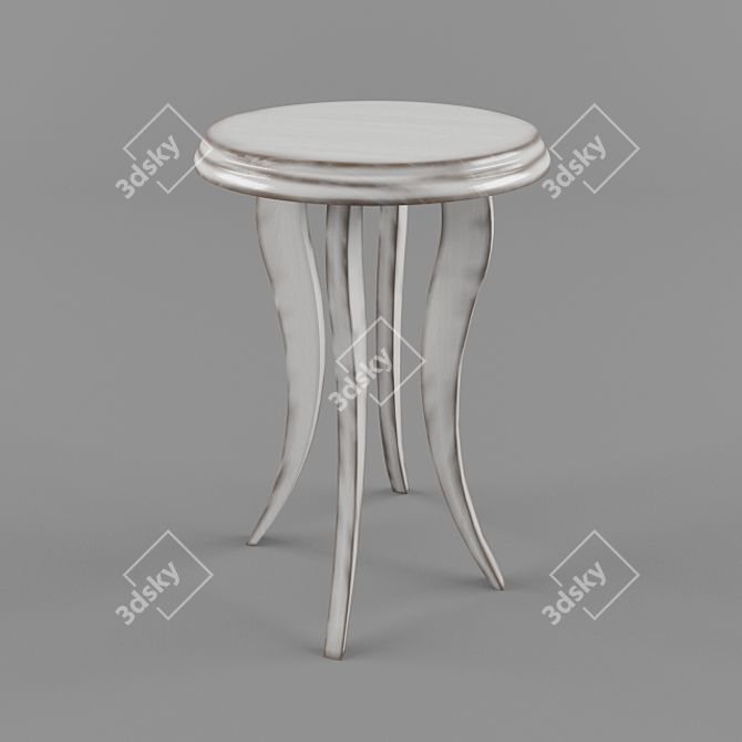 Melody Modern Side Table 3D model image 1