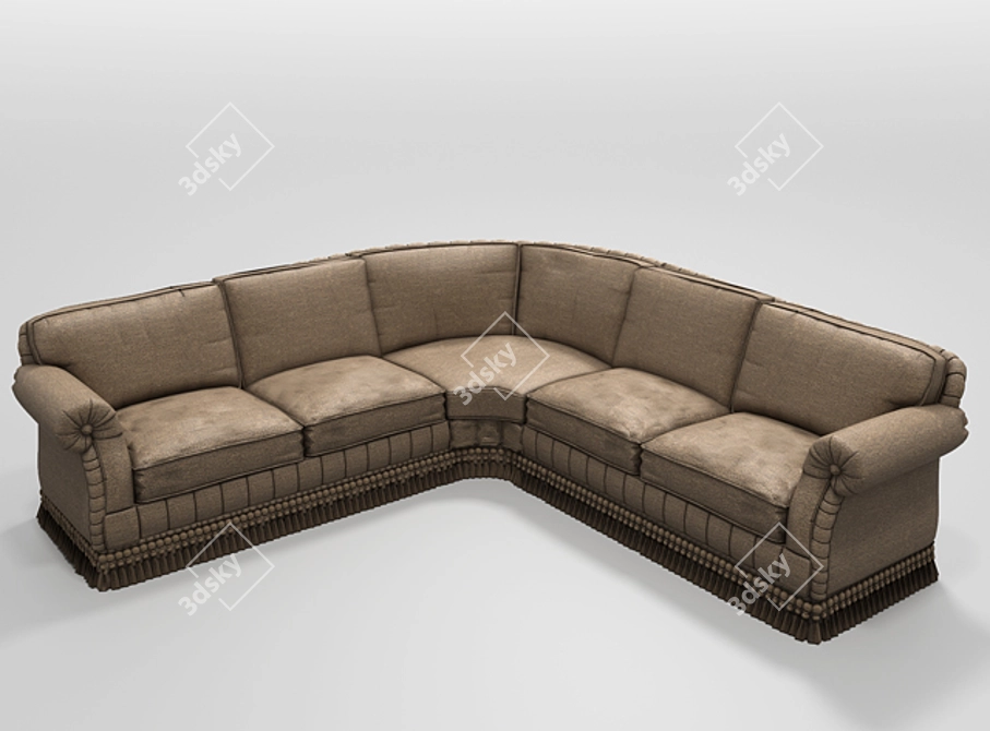 French-made Misura Rossini Sofa 3D model image 2