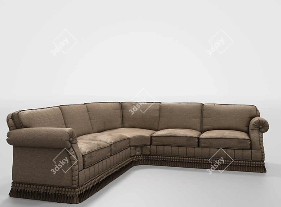 French-made Misura Rossini Sofa 3D model image 3
