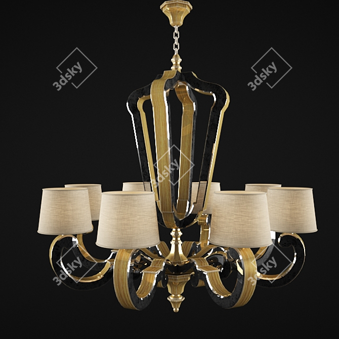 Venetian Lighting 700 LD170/8 3D model image 1