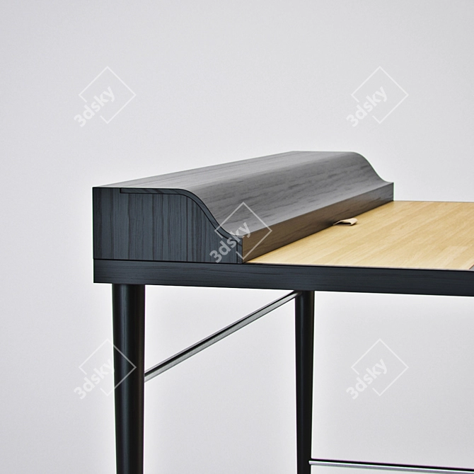 Stellarworks Laval Writing Desk 3D model image 2
