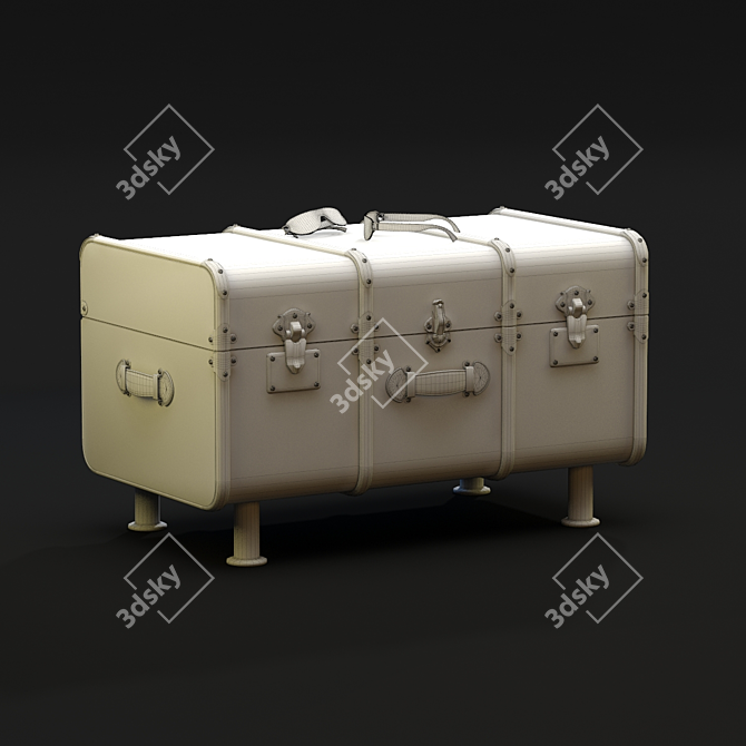 Elegant Transport: EICHHOLTZ Flightcase Glendale 3D model image 2