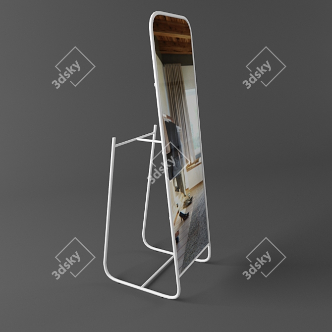 Elegant Reflections: IKEA Knapper 3D model image 2