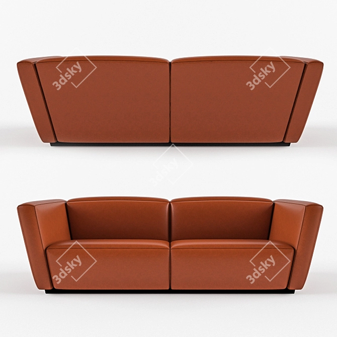 Polaris Texas Sofa - Sleek and Stylish 3D model image 2