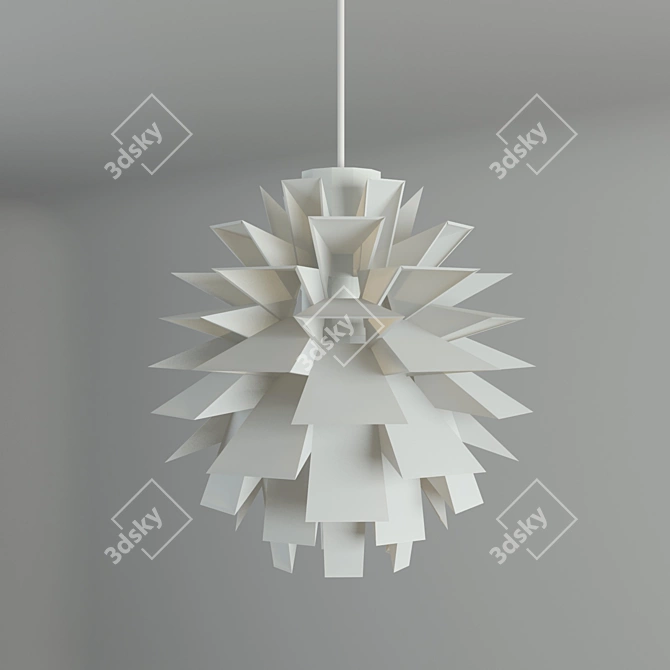 Elegant Normann Copenhagen Ceiling Light 3D model image 2
