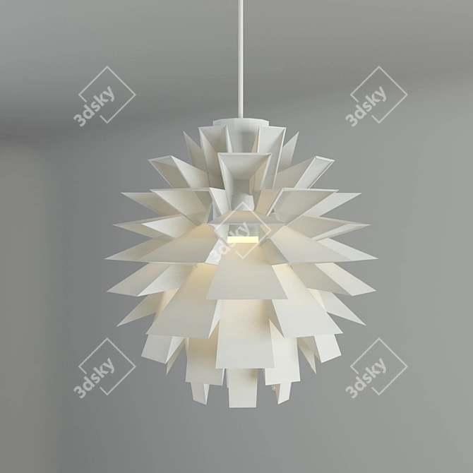 Elegant Normann Copenhagen Ceiling Light 3D model image 3