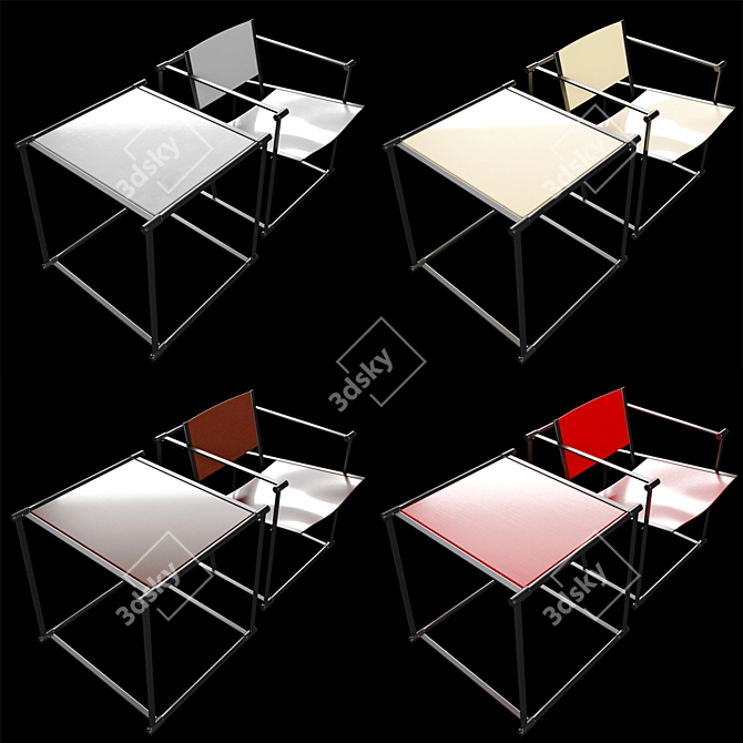 Modern Pastoe FM61 FM62 Set 3D model image 2