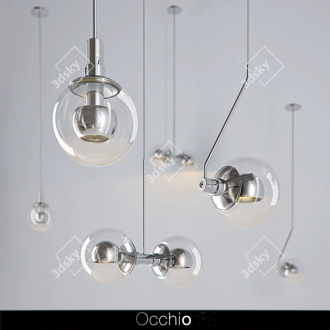 Suspended Luminaire: Occhio_Divo 3D model image 1