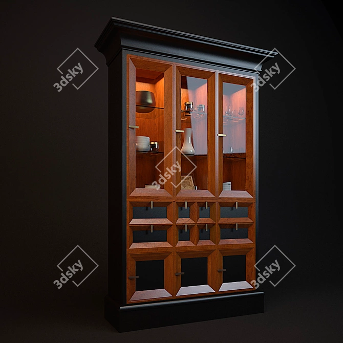 Classic Sideboard 3D model image 2