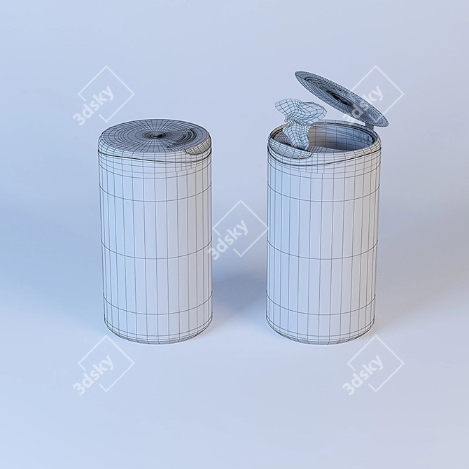 Mega Office Napkins: Stylish and Convenient 3D model image 2