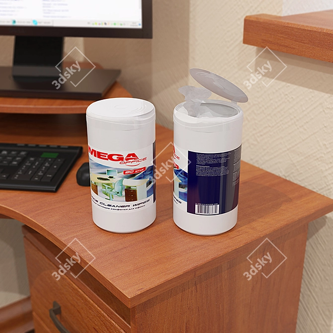 Mega Office Napkins: Stylish and Convenient 3D model image 3
