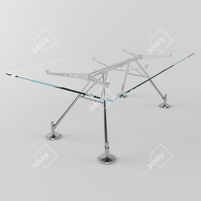 Futuristic Nomos Table: Versatile & Innovative 3D model image 1