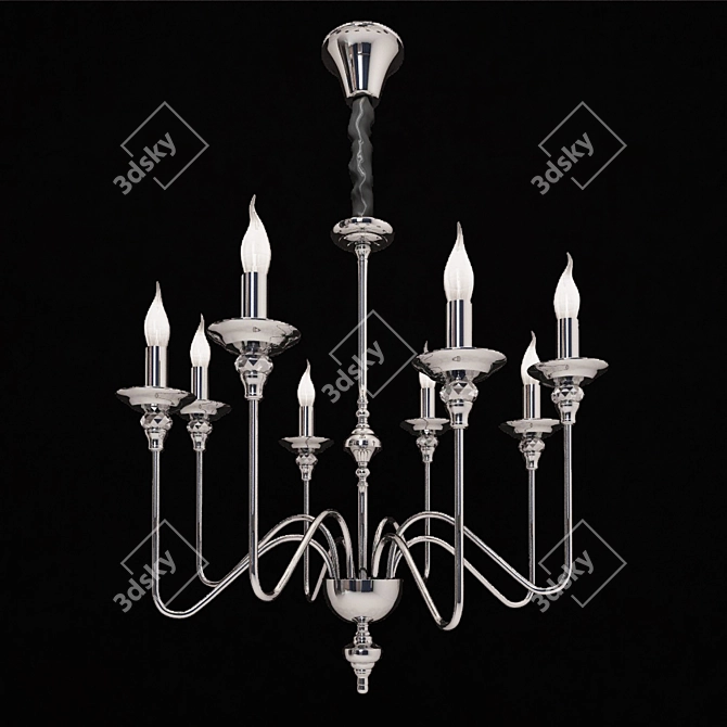 Elegant Lux ARTU Chandelier 3D model image 1