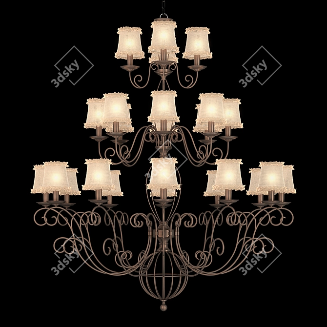 Elegant Perla Zonca Pendant 3D model image 1