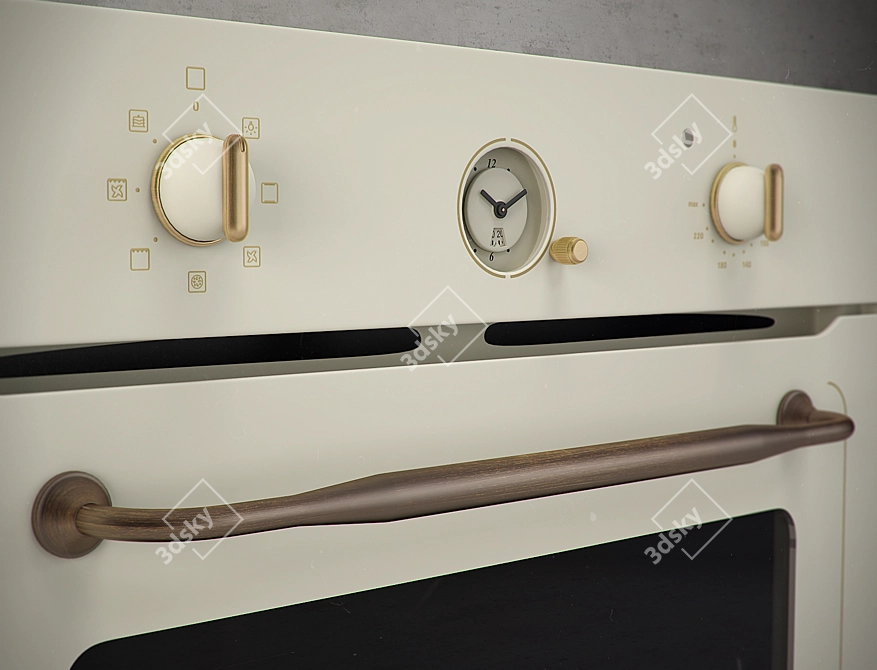 Hotpoint-Ariston Multifunction Oven: FHR 640 (OW)/HA S 3D model image 2