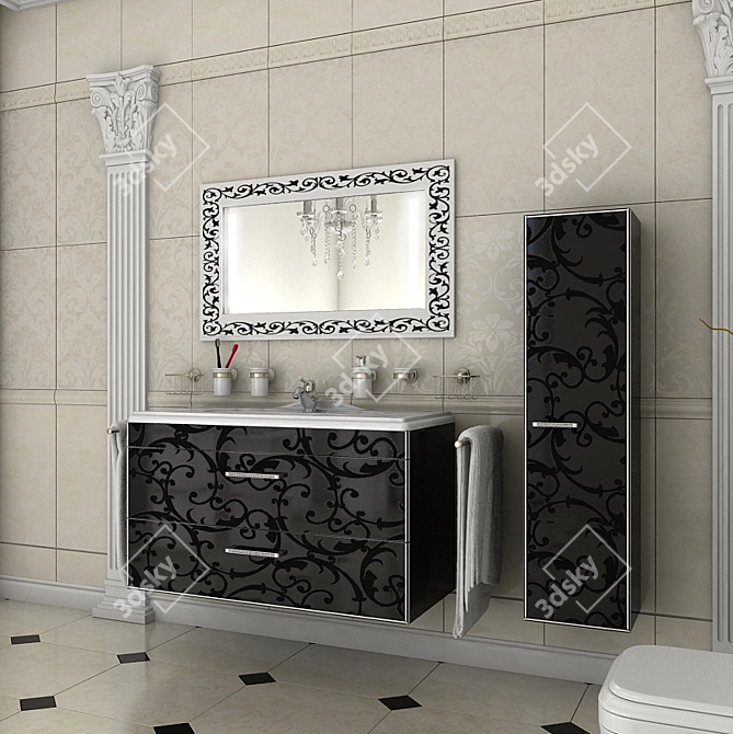 

"Bath Oasis: Modern & Functional Furniture"

 "Relax & Organize: Stylish Bath Furniture"

 "Bathroom Bliss: Elegant 3D model image 3