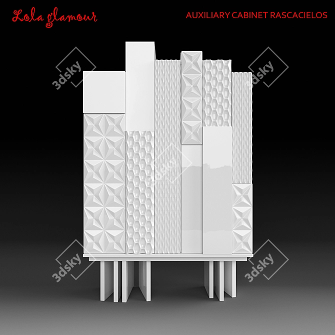 Lola Glamour - Skyscraper Auxiliary Cabinet 3D model image 1