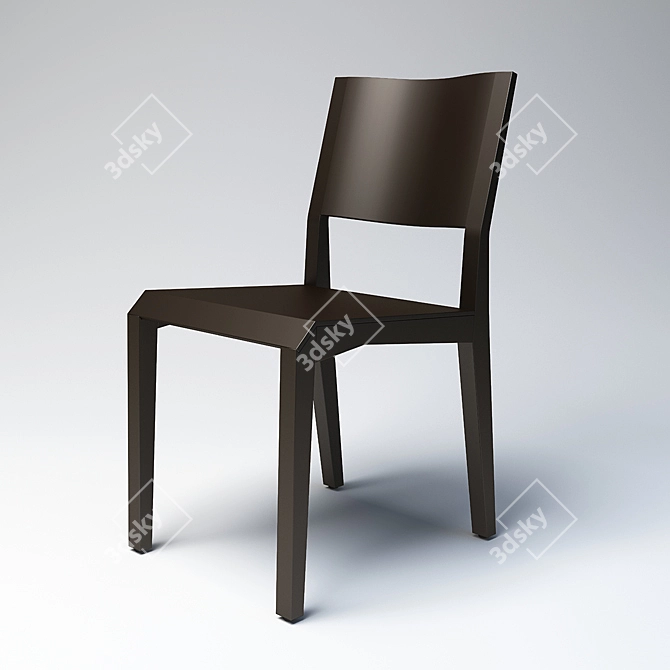 Elegant Villa Rose 2 Chair by Ligne Roset 3D model image 1