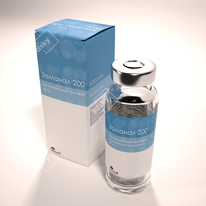 MediPack: Injection Vial 3D model image 1
