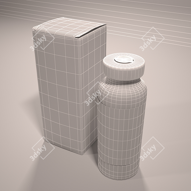 MediPack: Injection Vial 3D model image 2