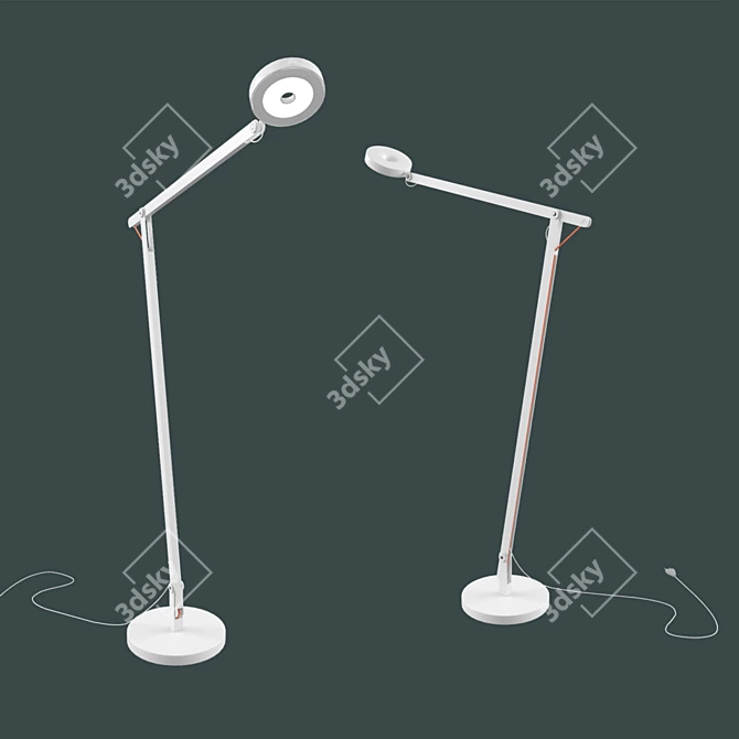  Sleek String F1 Task Light 3D model image 1
