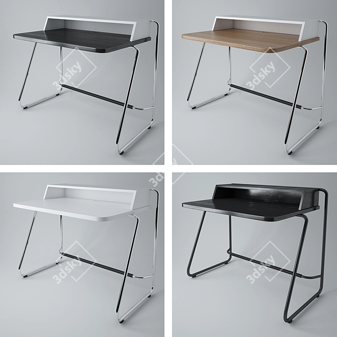 Elegant Thonet Table: Range S1200 3D model image 2