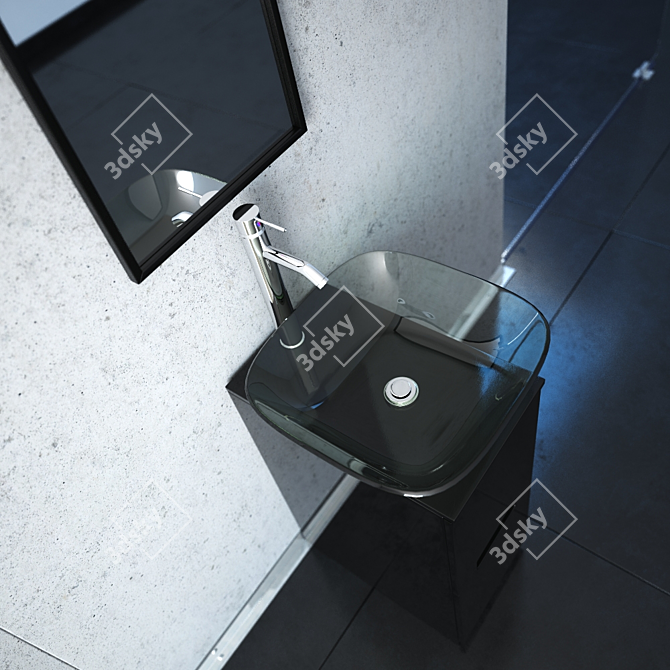 Vissani Vanity Bliss Faucet 3D model image 2