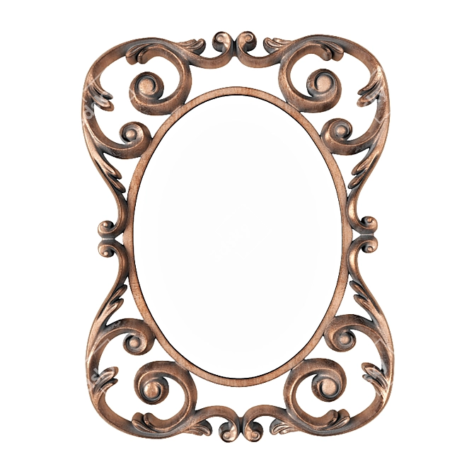 Elegant Vaccara Mirrors 3D model image 1