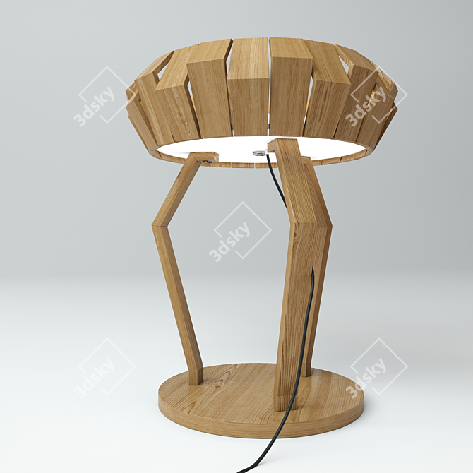 MACHINAPIUM Wooden & Glass Fixtures 3D model image 2