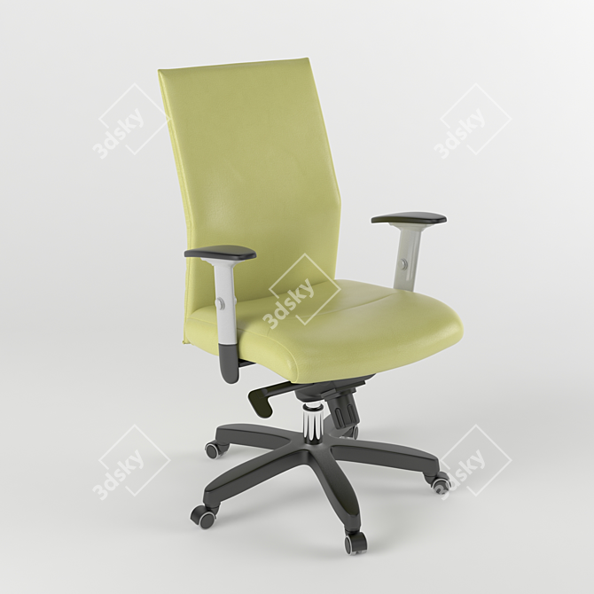 Luxury Napoli B Armchair 3D model image 1