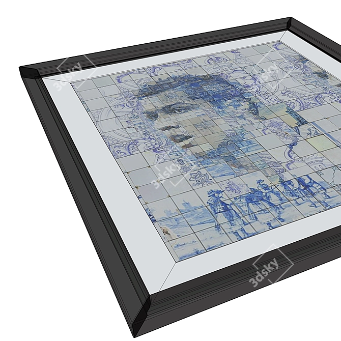 Portuguese-inspired Illustrations of Cristiano Ronaldo 3D model image 2