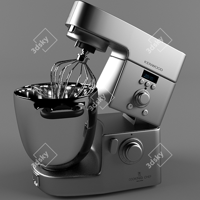 Kenwood KM080 Food Processor: Powerful and Versatile 3D model image 1