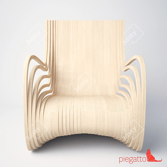 Pipo Chair: Creative Comfort for any Space 3D model image 1