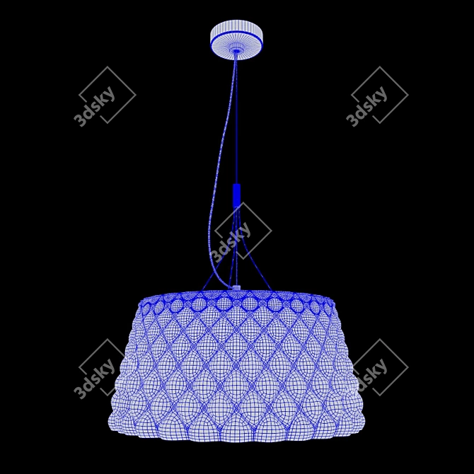 Elegant Silvia Chandelier by ILLUMINATI 3D model image 2