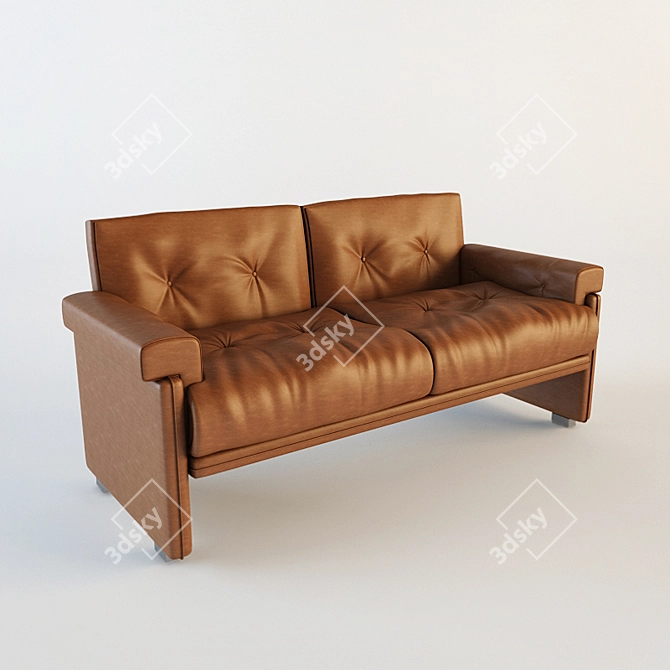 Elegant Coronado Sofa 3D model image 1