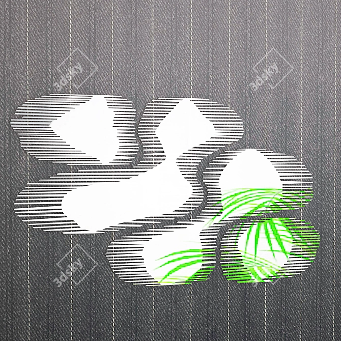 Infinity Reflection Wall Mirror 3D model image 1
