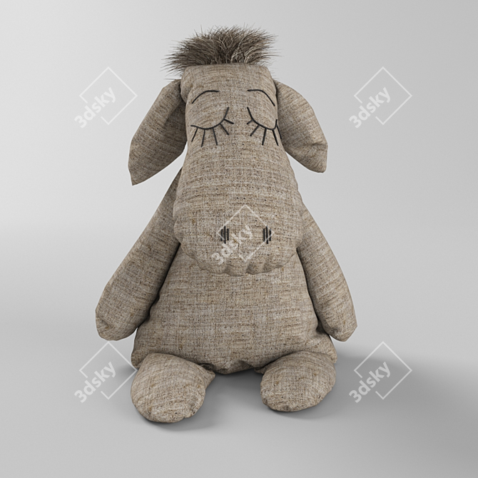Textured Soft Toy Model 3D model image 1
