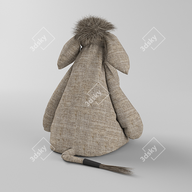 Textured Soft Toy Model 3D model image 2