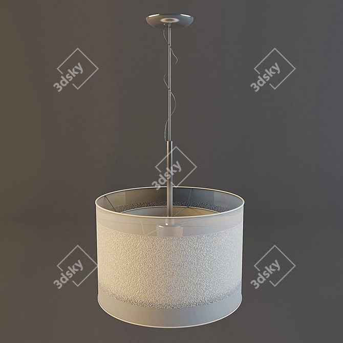 Elegant Crystal Chandelier 3D model image 1