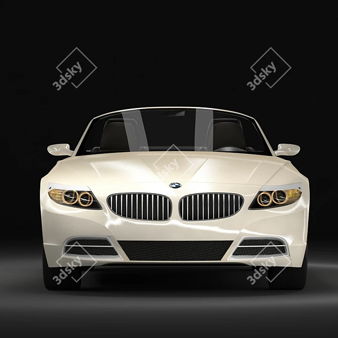 BMW Z4: High-Poly Model 3D model image 1