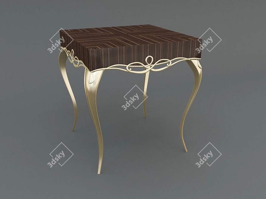 Caracole Coffee Table: Elegant and Functional 3D model image 1