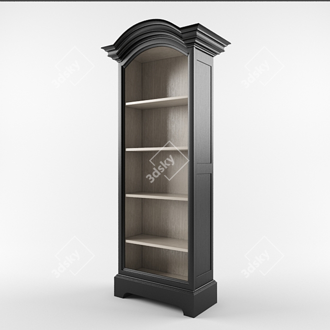 Elegant Eichholtz Dome Cabinet 3D model image 1