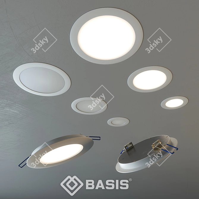 LED Spotlights: Versatile and Compact 3D model image 1