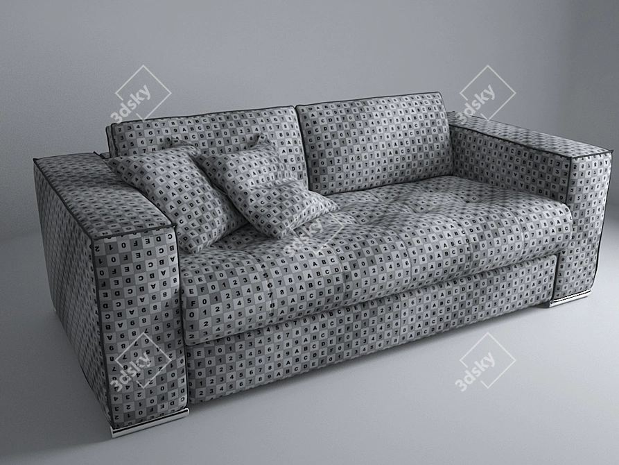 Modern TISSOT Sofa | 213x102x87 cm 3D model image 2