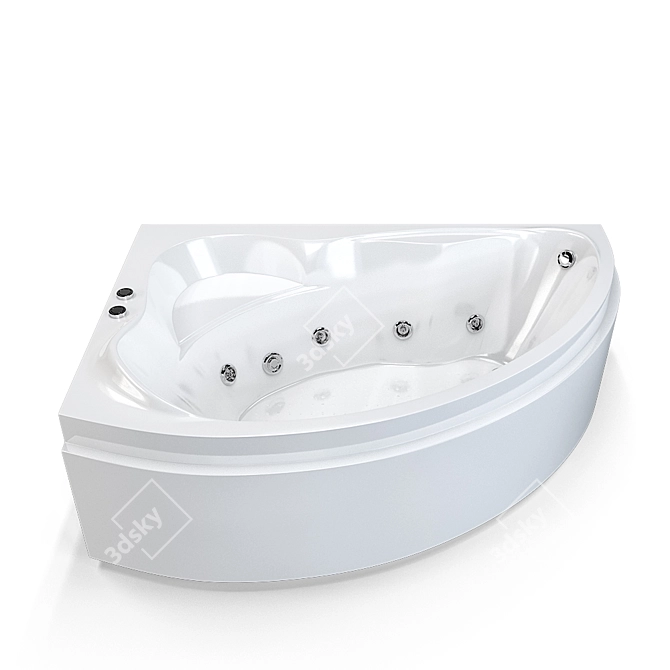 Laguna Freestanding Bathtub 3D model image 1