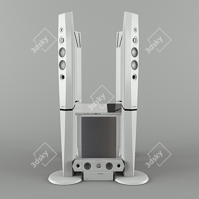 Title: Sony BDV-N9200W Home Cinema System 3D model image 1