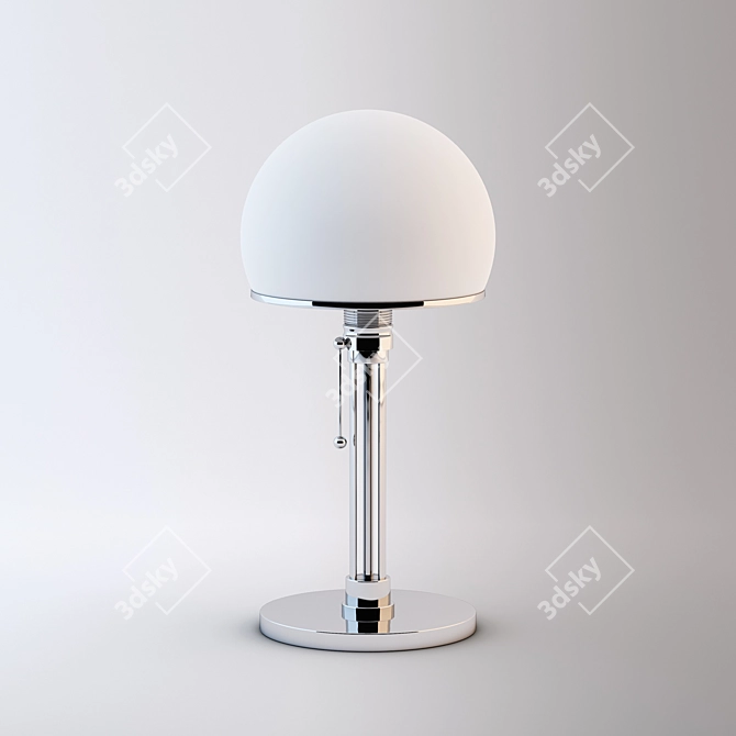 Art Deco Desk Lamp | 390mm Height | 190mm Dia. 3D model image 1