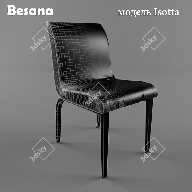 Besana Isotta: Elegant Italian Design 3D model image 2