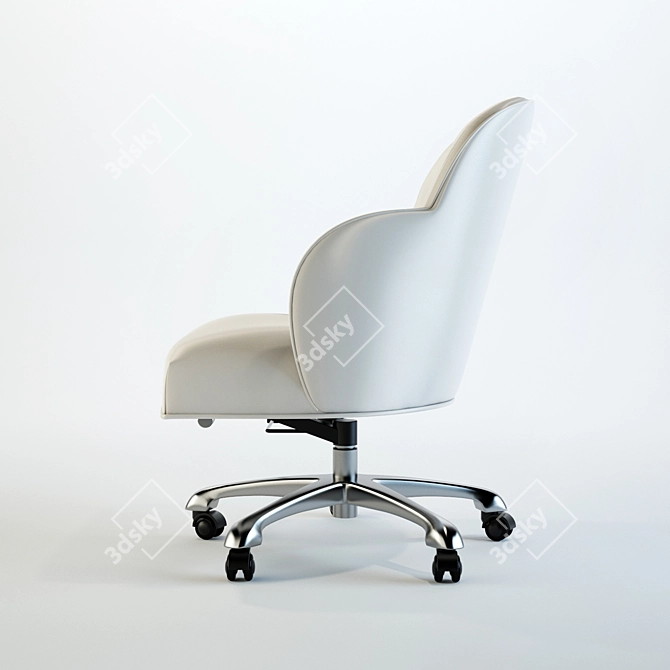 Elegant Vera Armchair 3D model image 2