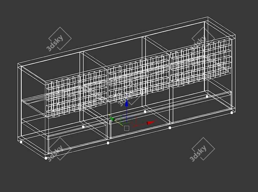Modern Voglauer v-quadro Drawers - Space Saving and Stylish 3D model image 2
